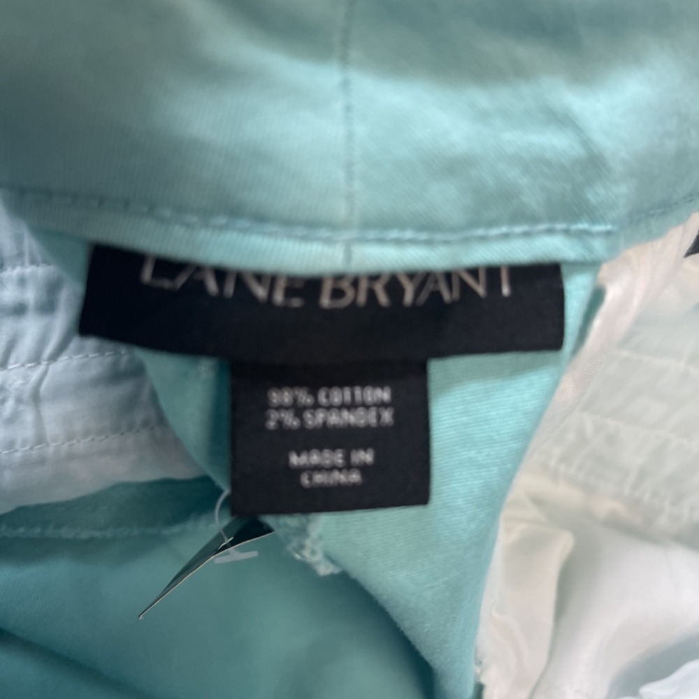 Lane Bryant Blue Turquoise  Shorts - 20-NWT - Picture 11 of 11